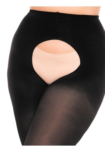 Collants opaques ouverts
