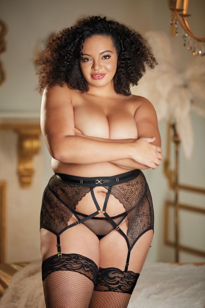Charisse garter belt set