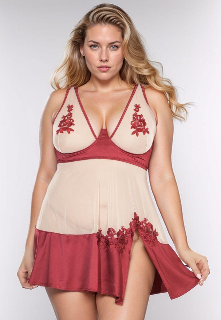 Babydoll Dulce Fantasía για πλούσιο στήθος.