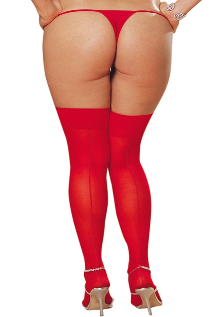 Καλσόν Nylon Ραφή - Κόκκινη Πειρασμός