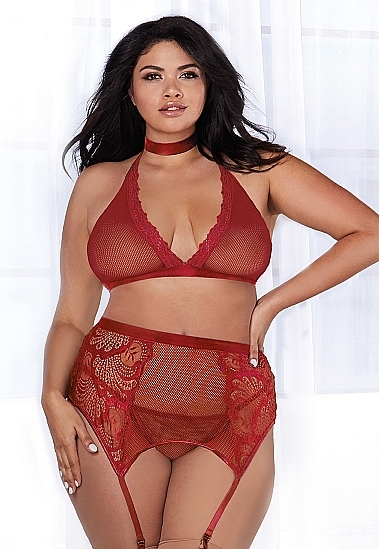 Ensemble Résille Dentelle Passion