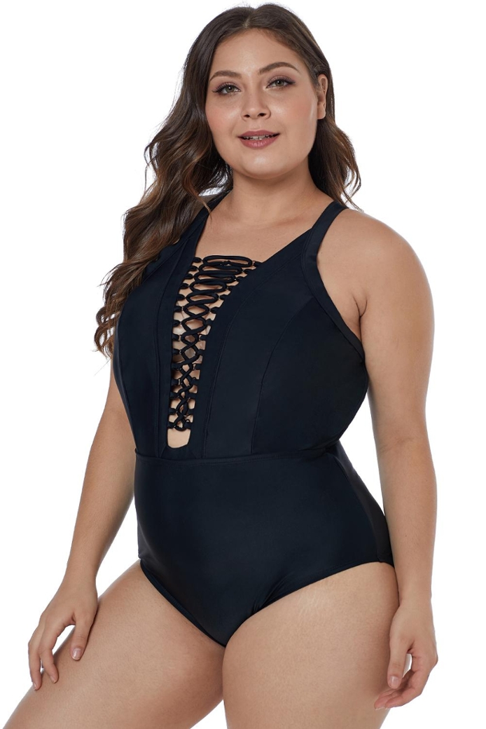 Victoria swimsuit with lacing