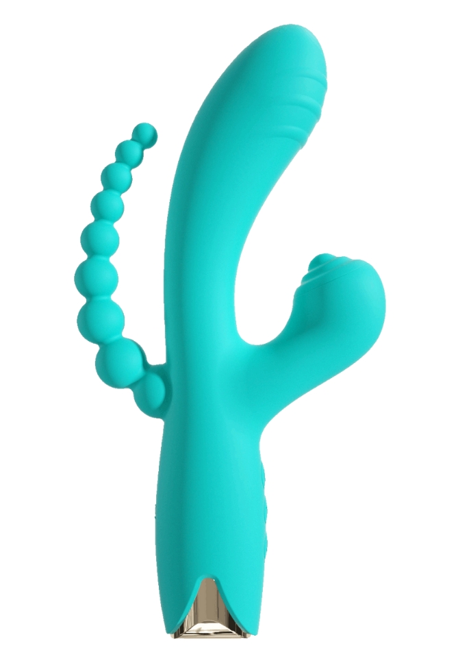 Vibrador de estimulação tripla