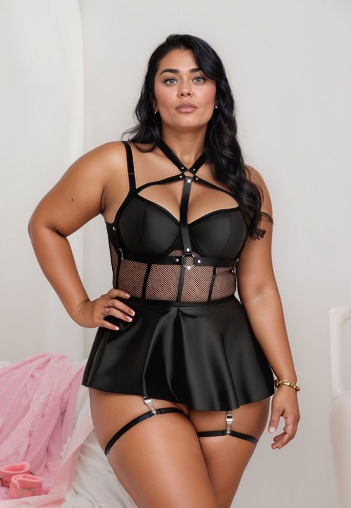 Babydoll Sensuale - Reggicalze Staccabili