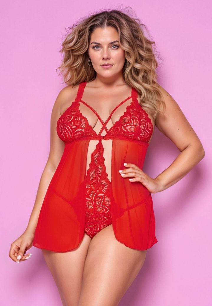 Body-babydoll Aryn : l'effet babydoll, le confort d'un body