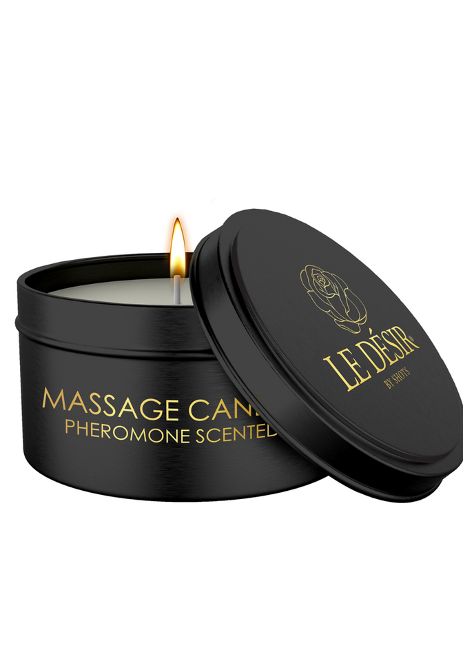 Erotic massage candle