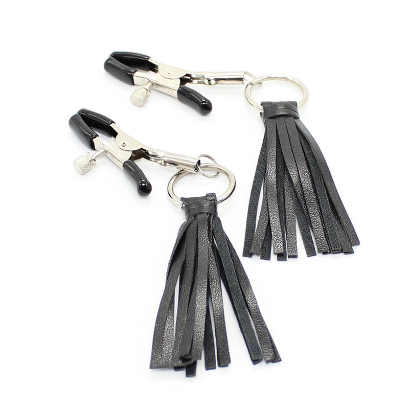 Leatherette nipple clamps