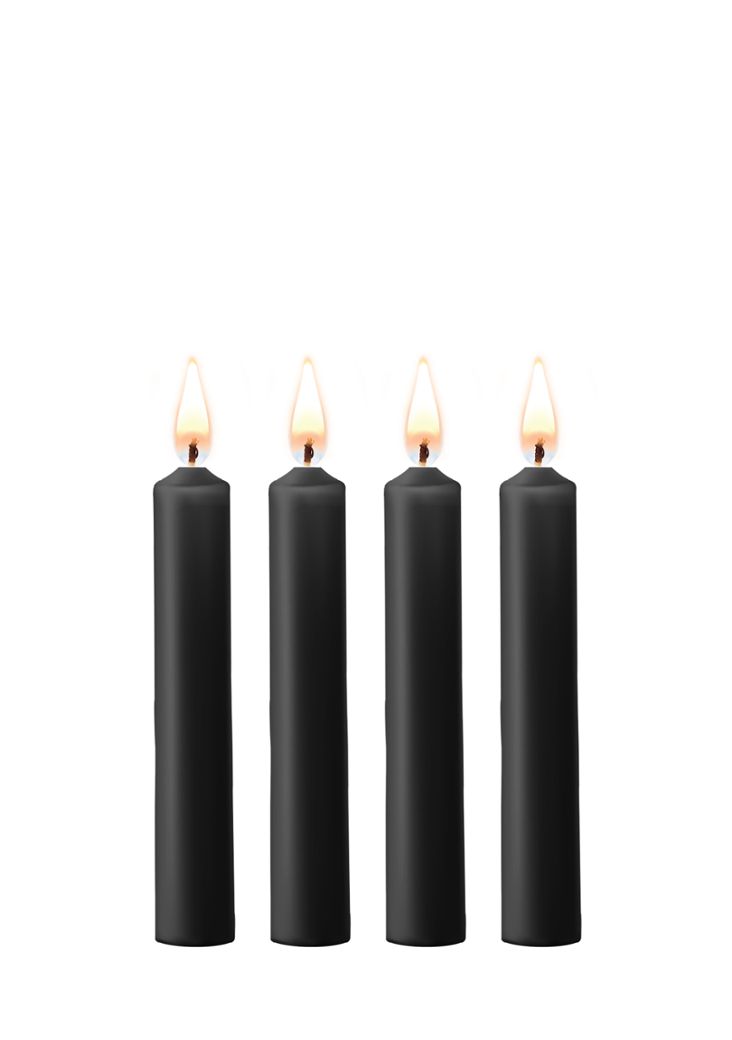 Conjunto de 4 velas de baixa temperatura tamanho S