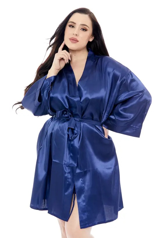 Kimono Midnight Satin
