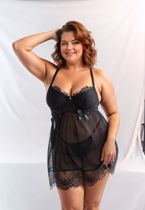 Rosalie Babydoll: Crossed Straps and Romantic Knots
