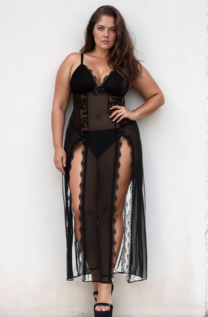Nuisette Rebecca : Dentelle et Transparence Sensuelles