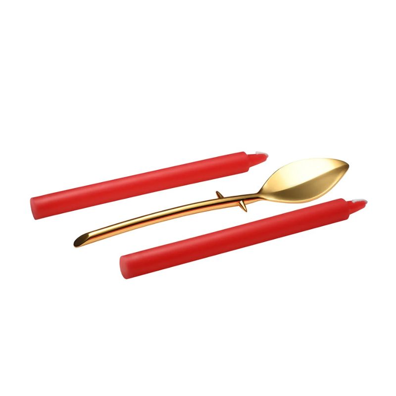 Kit profissional para jogos de cera com espátula para práticas seguras