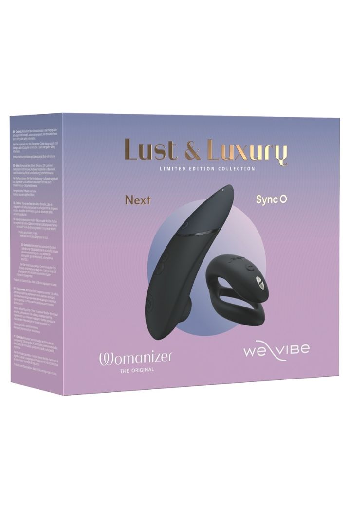 Conjunto Womanizer NEXT & We-Vibe Sync O Limited Edition Lust & Luxury: 2 Toys Premium, 1 Precio